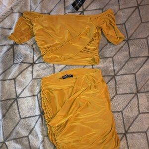 Fashion Nova Silk Set